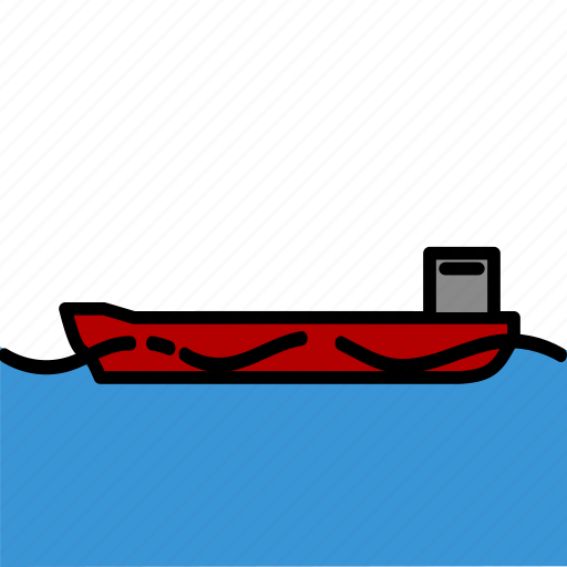 Boat, energy, oil & gas, ship, tankercolour, transport icon - Download on Iconfinder