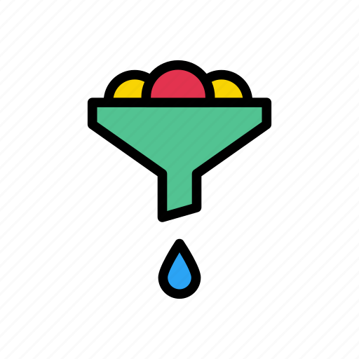Drop, filter, funnel, oil, petrol icon - Download on Iconfinder