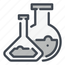 lab, science, glassware, flask, laboratory, research