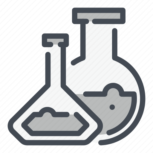 Lab, science, glassware, flask, laboratory, research icon - Download on Iconfinder