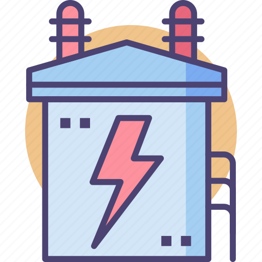 Electric, electrical, electricity, energy, generator, power, power plant icon - Download on Iconfinder
