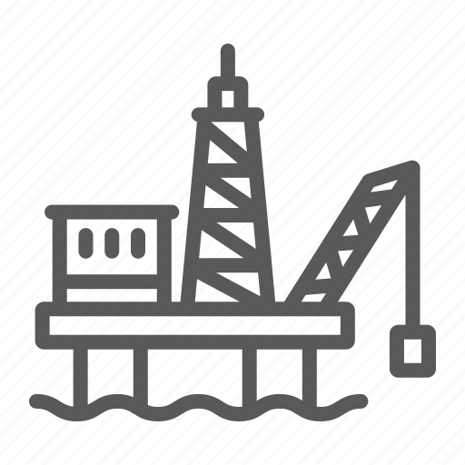 Derrick, drilling, fuel, industrial, oil, platform, rig icon - Download on Iconfinder