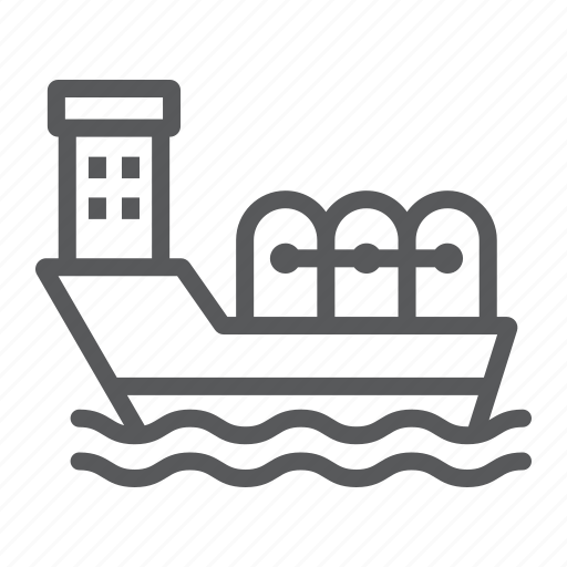 Boat, fuel, gas, industrial, oil, ship, tanker icon - Download on Iconfinder