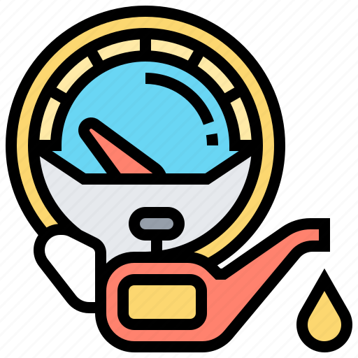 Fuel, gauge, meter, oil, pressure icon - Download on Iconfinder