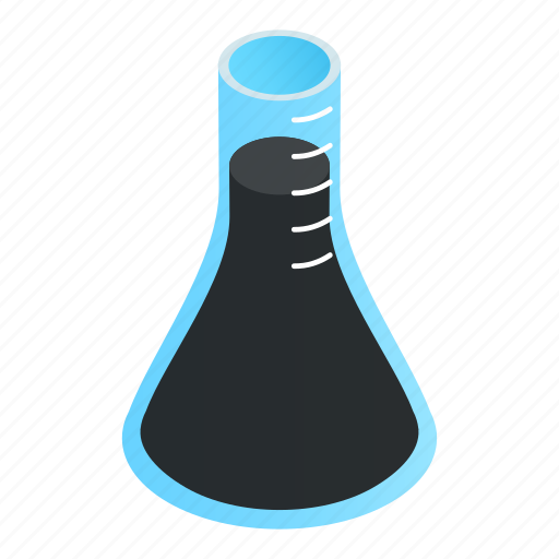 Chemistry, isometric, lab, medical, oil, test, tube icon - Download on Iconfinder
