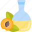 apricot, bottle, fruit, oils 