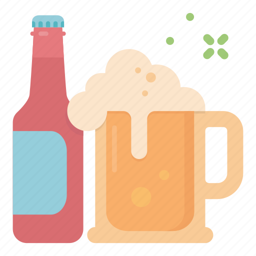 Alcohol, beer, bottle, mug, foam, celebrate, beverage icon - Download on Iconfinder
