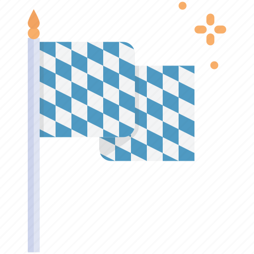 Bavarian, flag, lozenge, oktoberfest icon - Download on Iconfinder