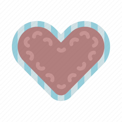 Cake, heart, oktoberfest, waffle, hygge, pillow icon - Download on Iconfinder