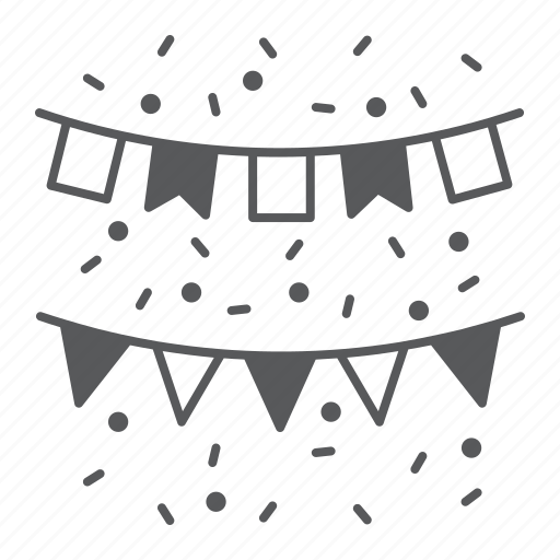 Paper, garland, garlands, birthday, holiday, event, decoration icon - Download on Iconfinder