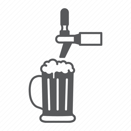 Beer, tap, oktoberfest, alcohol, beverage, drrink, crane icon - Download on Iconfinder