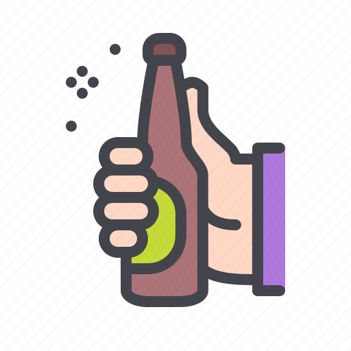 Beer, bottle, cheers, party icon - Download on Iconfinder