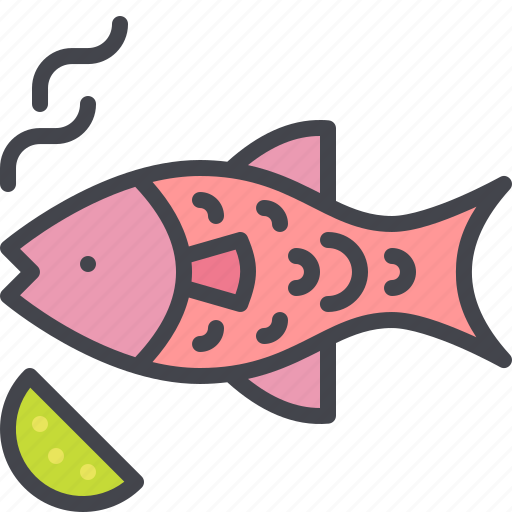 Barbecue, fish, grill, seafood icon - Download on Iconfinder