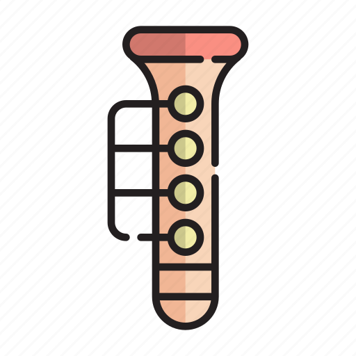 Clarinet, instrument, melody, musical, oktoberfest, orchestra, symphony icon - Download on Iconfinder