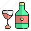 alcohol, beverage, bottle, drink, oktoberfest, wine, wineglass 