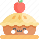 pie, cake, fruit, desert