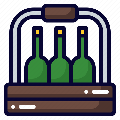 Beer, box, delivery, decor, drink icon - Download on Iconfinder