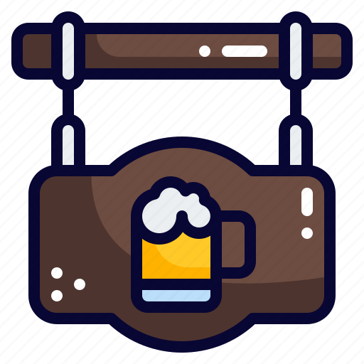 Signboard, sign, beer, drink icon - Download on Iconfinder