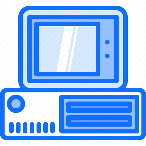 Appliance, computer, device, electronics, retro, system, unit icon - Download on Iconfinder
