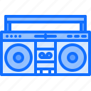 appliance, boombox, device, electronics, player, record, retro