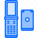 appliance, clamshell, device, electronics, phone, retro