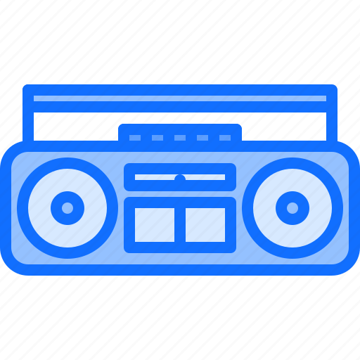 Appliance, cassette, device, electronics, player, record, retro icon - Download on Iconfinder