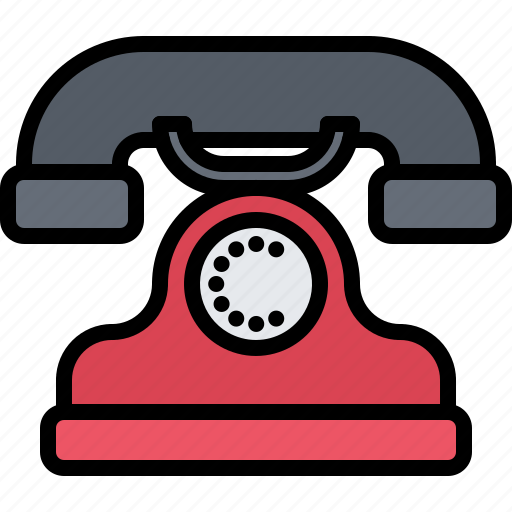 Appliance, device, electronics, phone, retro, telephone icon - Download on Iconfinder