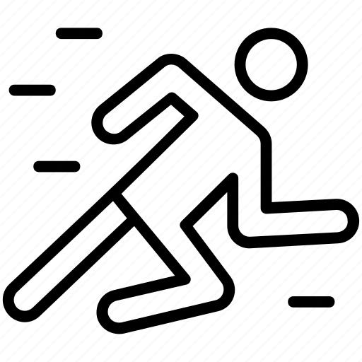 Olympics sports, racing, running, running figure, sprinting icon - Download on Iconfinder