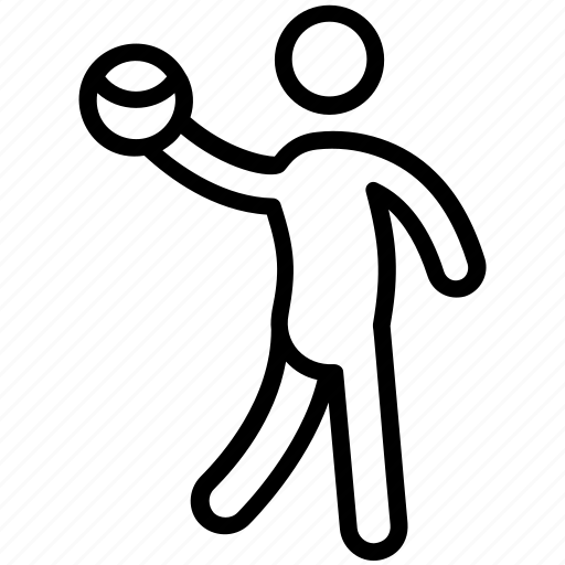 Handball player, olympic game, olympic sports, olympics event, volleyball player icon - Download on Iconfinder