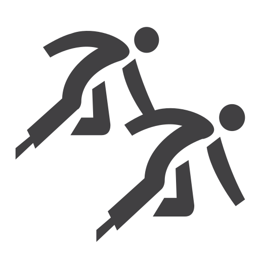 Olympic, short, skating, speed, track icon - Free download