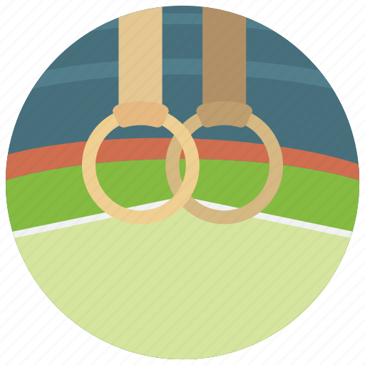 Gymnast, olympics, rings, sports, strength, training icon - Download on Iconfinder