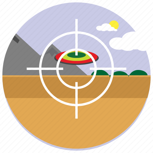 Clouds, mountain, shooting, sports, sun, target icon - Download on Iconfinder