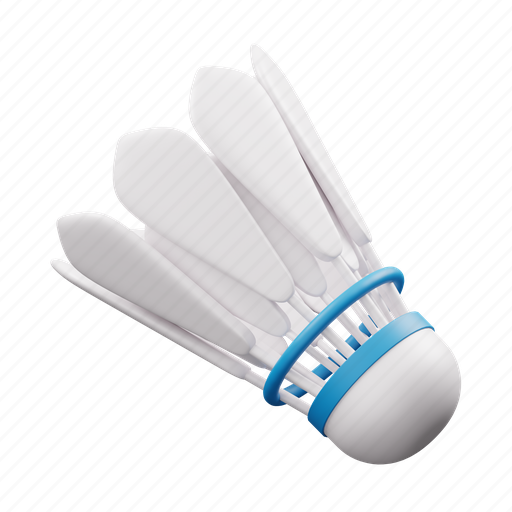 Cock, badminton, sport 3D illustration - Download on Iconfinder
