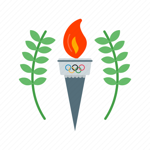 Flame, games, greece, holding, olympic, sport, torch icon - Download on Iconfinder