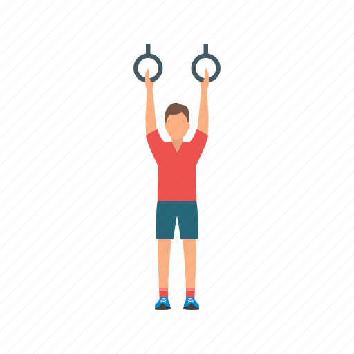 Exercise, gymnast, gymnastics, health, olympic, rings, sport icon - Download on Iconfinder