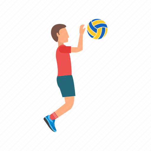 Ball, game, indoor, player, volley, volleyball icon - Download on Iconfinder