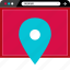 browser, find, gps, location, look, online, web 
