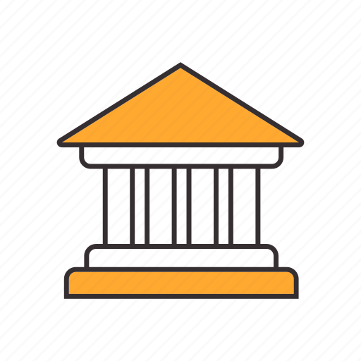 Bank, banking, building, court, courthouse, finance, institution icon - Download on Iconfinder
