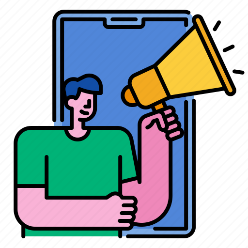 Socialmedia, marketing, digital, communication, campaign, publicity icon - Download on Iconfinder