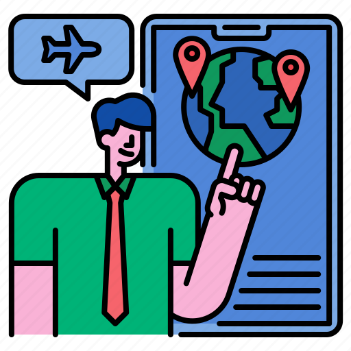 Travel, planning, location, travelling, holidays, map, smartphone icon - Download on Iconfinder
