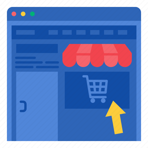 Ecommerce, store, shopping, online, cart, webpage, website icon - Download on Iconfinder