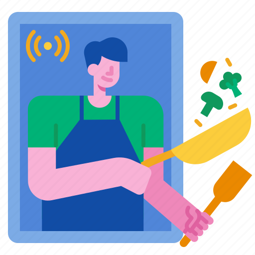 Online, cooking, marketing, recipe, food, tutorial, smartphone icon - Download on Iconfinder