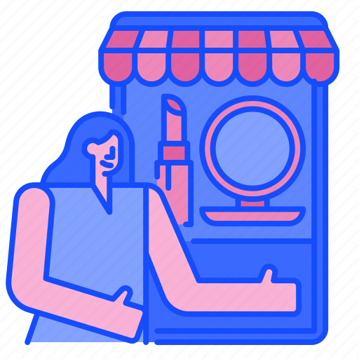 Beauty, shop, shopping, lipstick, ecommerce, store, cosmetic icon - Download on Iconfinder