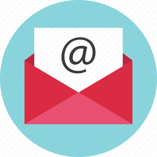 At, circle, email, envelope, mail, message icon - Download on Iconfinder