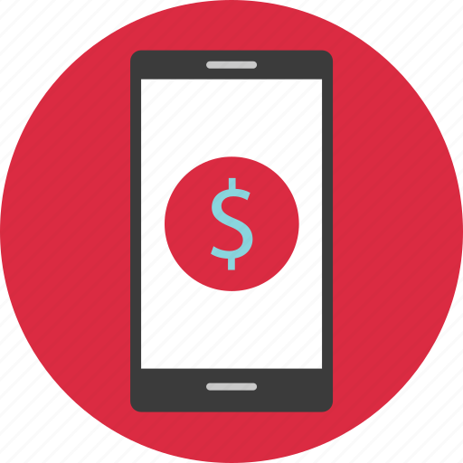 Cell, circle, dollar, mobile, phone, sign icon - Download on Iconfinder