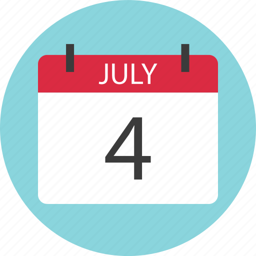 Appointmetnt, calendar, event, four, holiday, july icon - Download on Iconfinder
