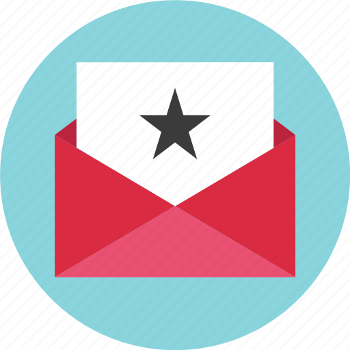 Email, envelope, favorite, mail, special, star icon - Download on Iconfinder