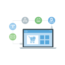 ecommerce, integration, store, online, shop, business, cart