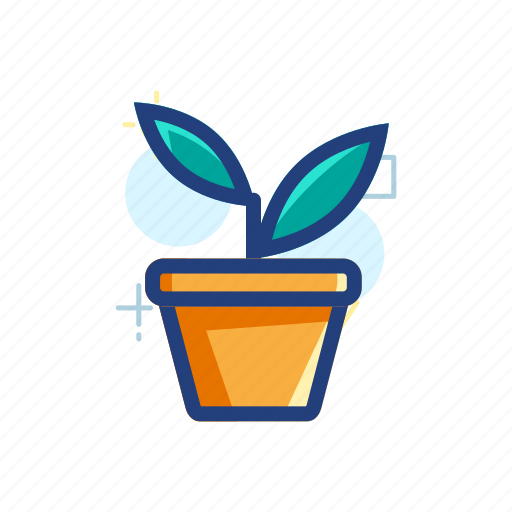 Eco, green, growth, leaf, nature, plant, pot icon - Download on Iconfinder