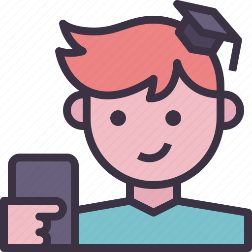 Student, degree, online, study, learning icon - Download on Iconfinder